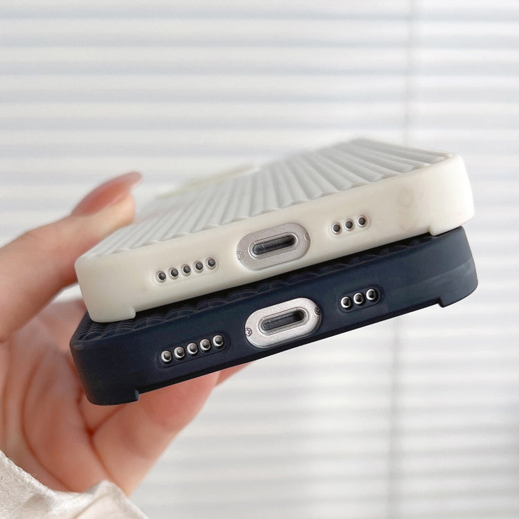 For iPhone 16 Plus Weave Texture TPU Phone Case(Black) - iPhone 16 Plus Cases by PMC TechLife | Online Shopping South Africa | PMC TechLife | Buy Now Pay Later Mobicred