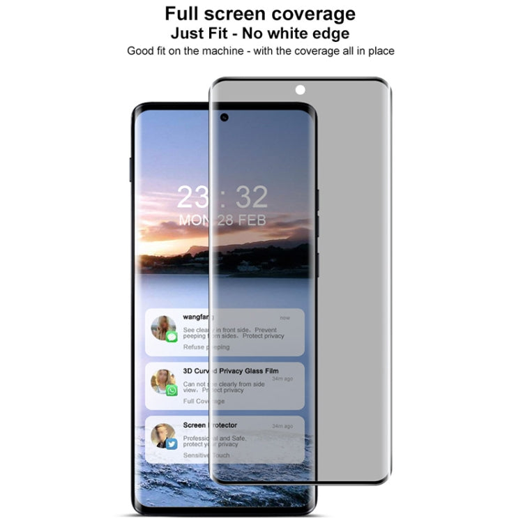 For Motorola Edge 2024 imak 3D Curved HD Full Screen Anti-spy Tempered Glass Protective Film