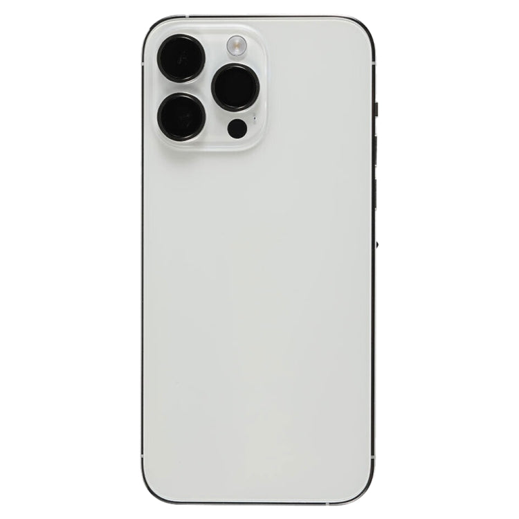 For iPhone 14 Pro Max Battery Back Cover Assembly, Version:CE EU Version(Silver)