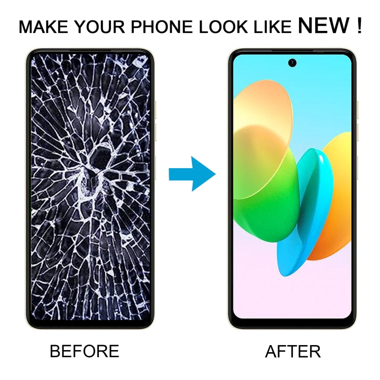 For Tecno Spark 20C BG7n OEM LCD Screen Digitizer Full Assembly With Frame