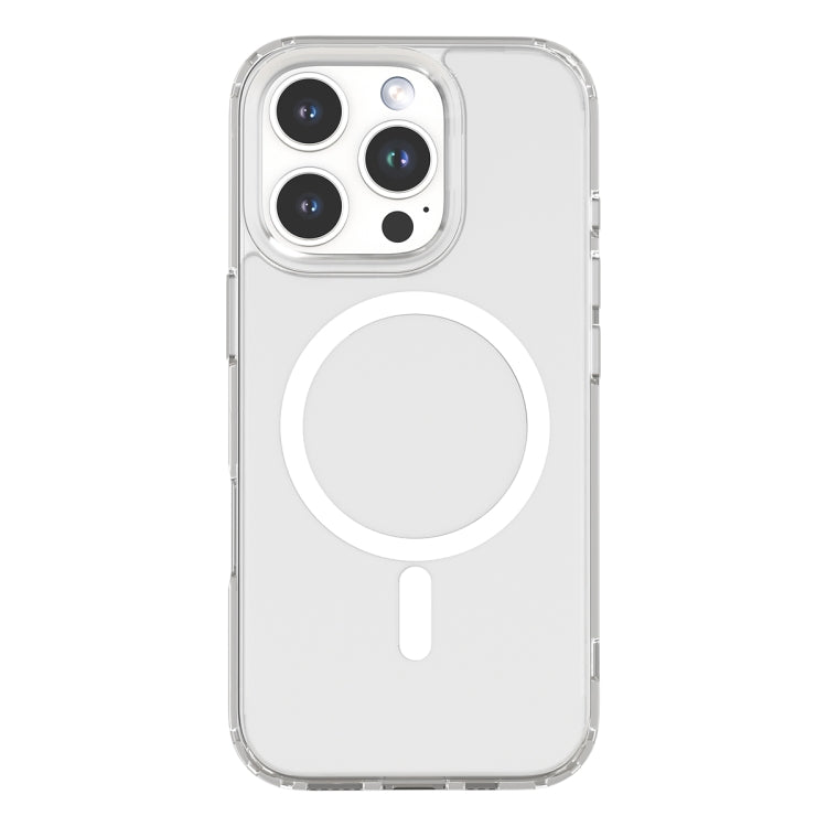 For iPhone 16 Mutural Ice Series MagSafe Magnetic TPU Phone Case(Transparent)