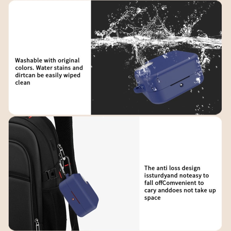 For CMF By Nothing Buds Pro2 Bluetooth Earphone Silicone Protective Case(White)