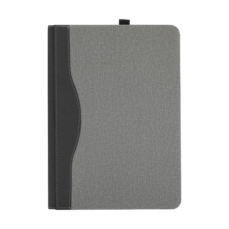 For Microsoft Surface Laptop Studio 2 Cotton Cloth Texture Leather Laptop Protective Case(Light Grey)