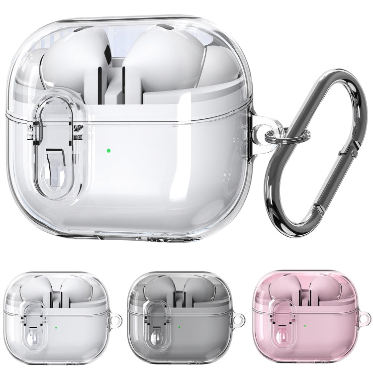 For Samsung Galaxy Buds 3 / 3 Pro Ice Crystals Shockproof Earphone Protective Case(Transparent)