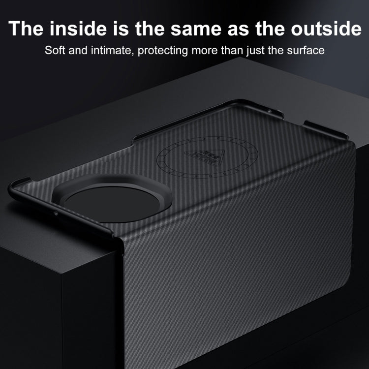 For Honor Magic V3 SULADA Kevlar 600D Texture Smart Window Leather Phone Case(Blue) - free shipping - PMC TechLife - Order now!