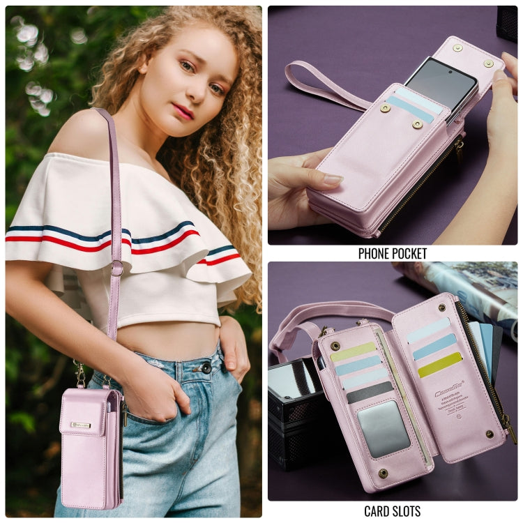 For Samsung Z Fold Series CaseMe Me50 Mini Lanyard Universal Bag(Pink) - free shipping - PMC Jewellery - Order now!