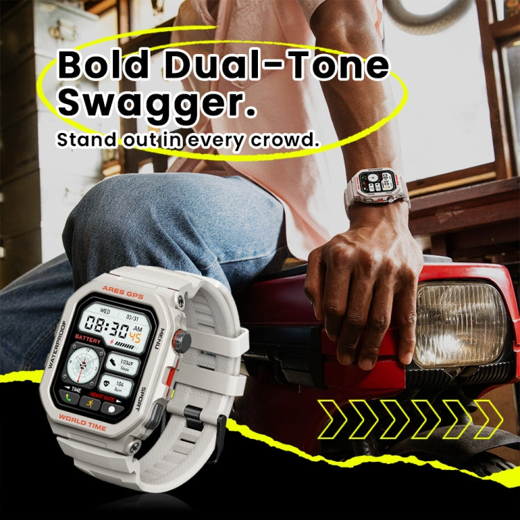 Zeblaze Ares GPS Rugged GPS Smart Watch, Support Heart Rate / Pulse Ox Blood Oxygen(Lava Black) - free shipping - PMC Jewellery - Order now!