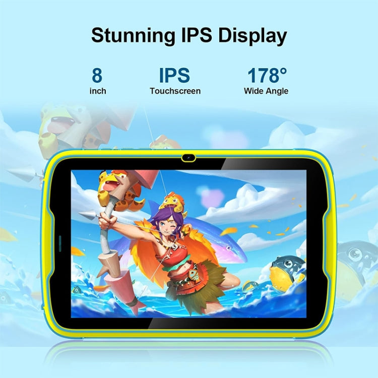 UNIWA Boxchip Tab 8 WiFi Kid Tablet, 4GB+64GB, 8 inch Android 13 Allwinner A523 Octa Core CPU Support Google Play(Blue) - free shipping - PMC Jewellery - Order now!