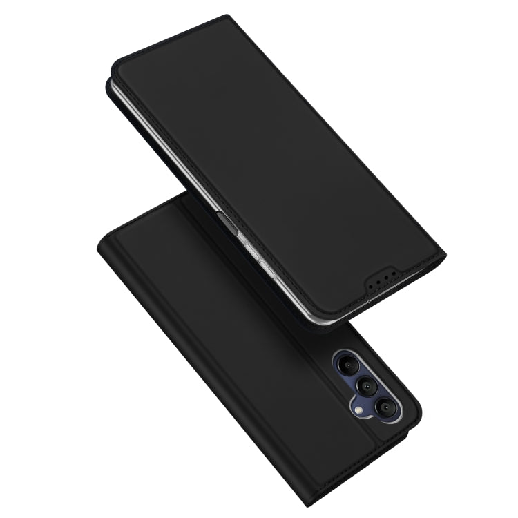 For Samsung Galaxy A16 5G DUX DUCIS Skin Pro Series Flip Leather Phone Case(Black)