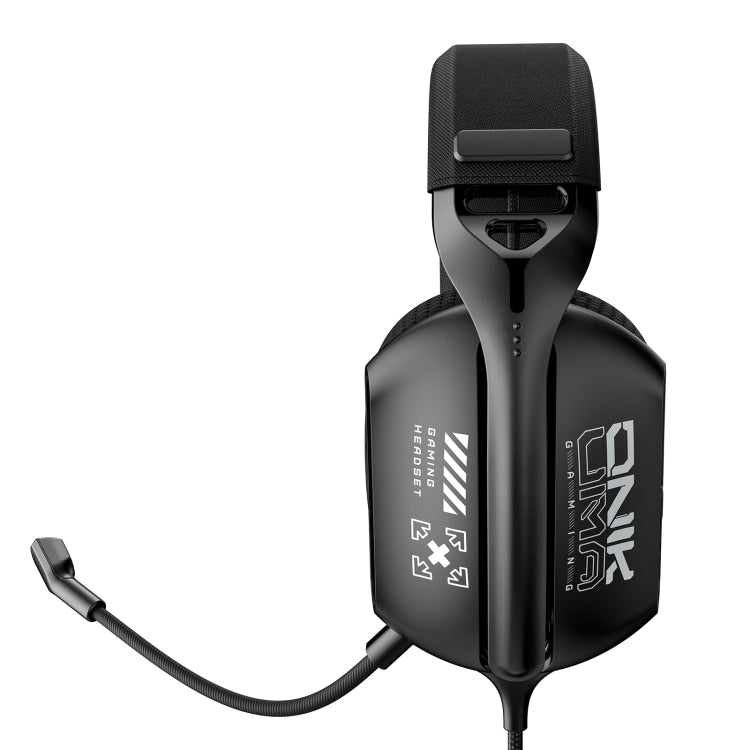 ONIKUMA X12 USB / 3.5mm Wired RGB Light Gaming Headset with Mic, Cable length: 2.2m(Black)