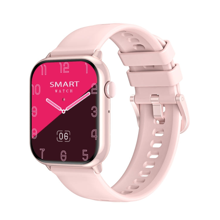 HD15 1.75 inch Silicone Strap IP68 Water-resistant Smart Watch, Support Sedentary Reminder / Sleep Monitoring(Pink)
