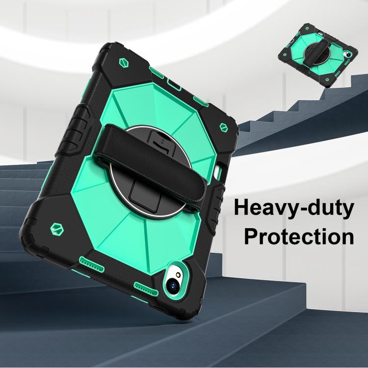 For Huawei MatePad 11.5 S Contrast Color Robot Silicone Hybrid PC Tablet Case(Black Mint Green) - free shipping - PMC TechLife - Order now!