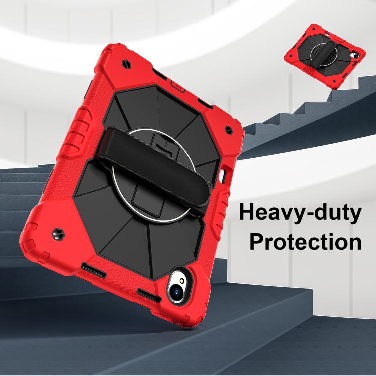 For Huawei MatePad 11.5 S Contrast Color Robot Silicone Hybrid PC Tablet Case(Red Black) - Huawei by PMC TechLife | Online Shopping South Africa | PMC TechLife | Buy Now Pay Later Mobicred