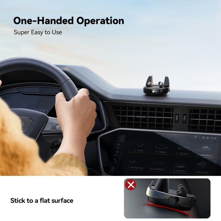 JOYROOM JR-ZS330 Dundun No.3 Vehicle Mounted Bracket Dashboard Car Phone Holder(Black)