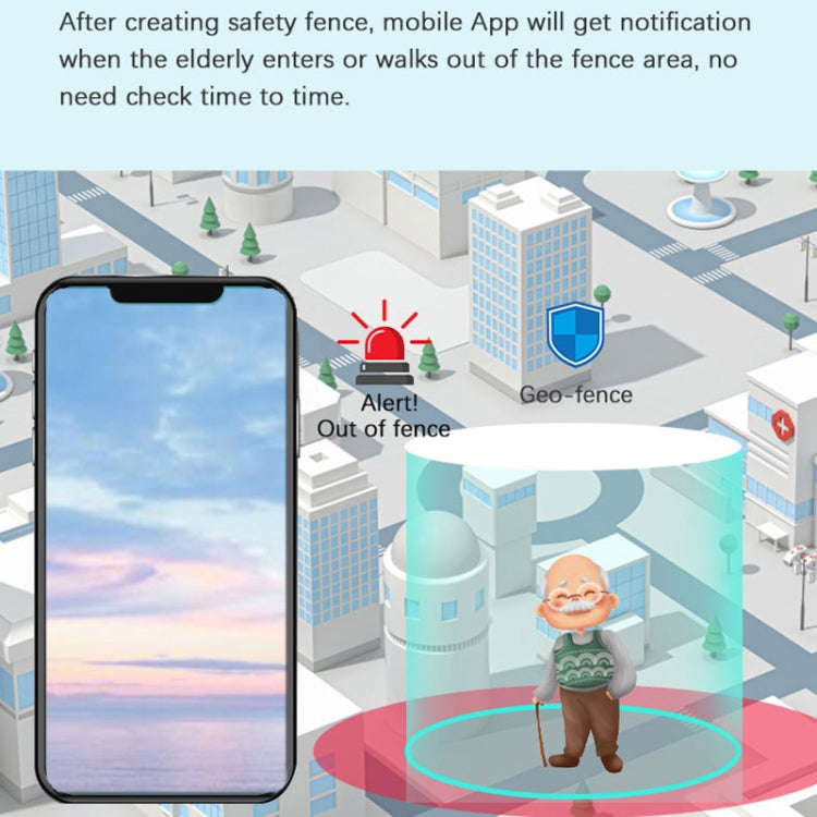 RF-V52-A 1.85 inch Screen GPS Smart Tracker WatchBand Support SOS Call / Health Monitoring For Asia / Europe / Africa / Australia(Black) - Smart Watches by PMC TechLife | Online Shopping South Africa | PMC TechLife | Buy Now Pay Later Mobicred