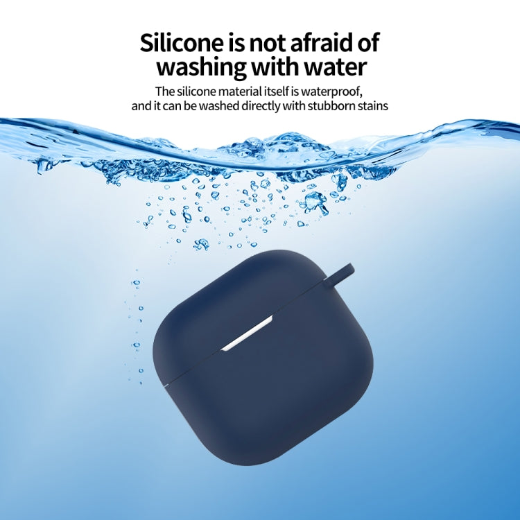 For AirPods 4 Silicone Earphone Protective Case with Hook(Transparent) - For AirPods 4 by PMC Jewellery | Online Shopping South Africa | PMC Jewellery | Buy Now Pay Later Mobicred