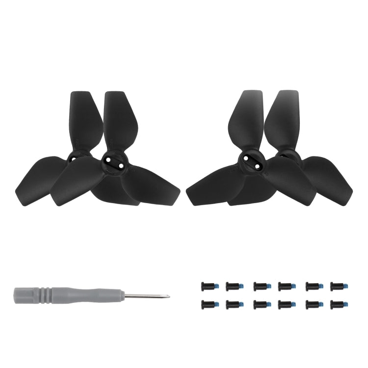 For DJI Neo Sunnylife 2016S Drone Color 3-Blade Propeller, Quantity:2 pairs(Black) - free shipping - PMC Jewellery - Order now!