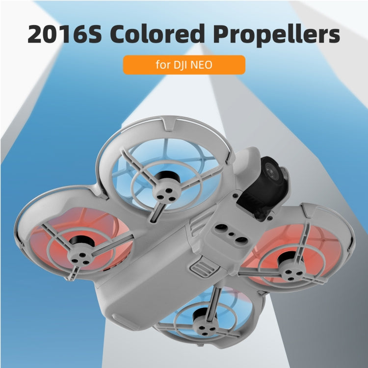 For DJI Neo Sunnylife 2016S Drone Color 3-Blade Propeller, Quantity:2 pairs(Blue) - free shipping - PMC Jewellery - Order now!