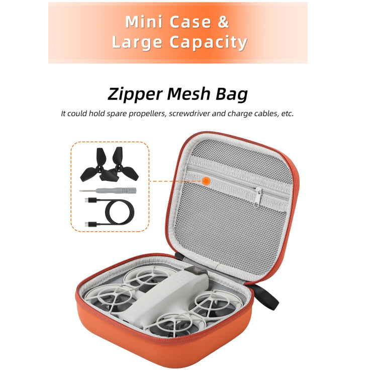 For DJI Neo Sunnylife Body Storage Case Box Suitcase(Orange) - free shipping - PMC Jewellery - Order now!