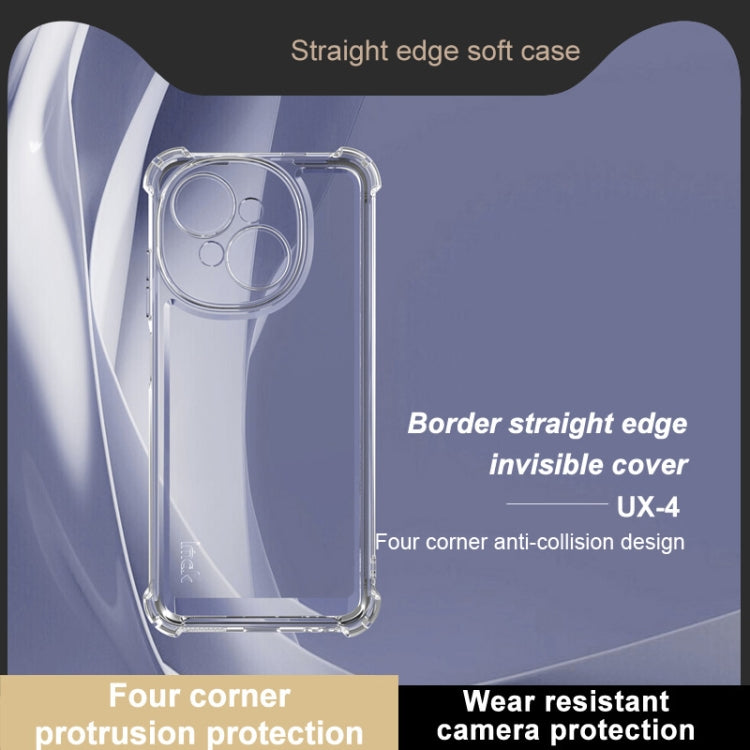 For Tecno Spark Go 1 / Go 2025 IMAK UX-4 Series Four-corner Shockproof Phone Case(Transparent)