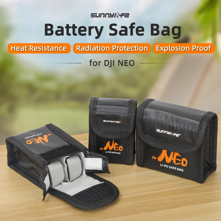 For DJI Neo Sunnylife Battery Explosion-proof Safe Bag Protective Li-Po Safe Bag(For 1pc Battery) - free shipping - PMC Jewellery - Order now!