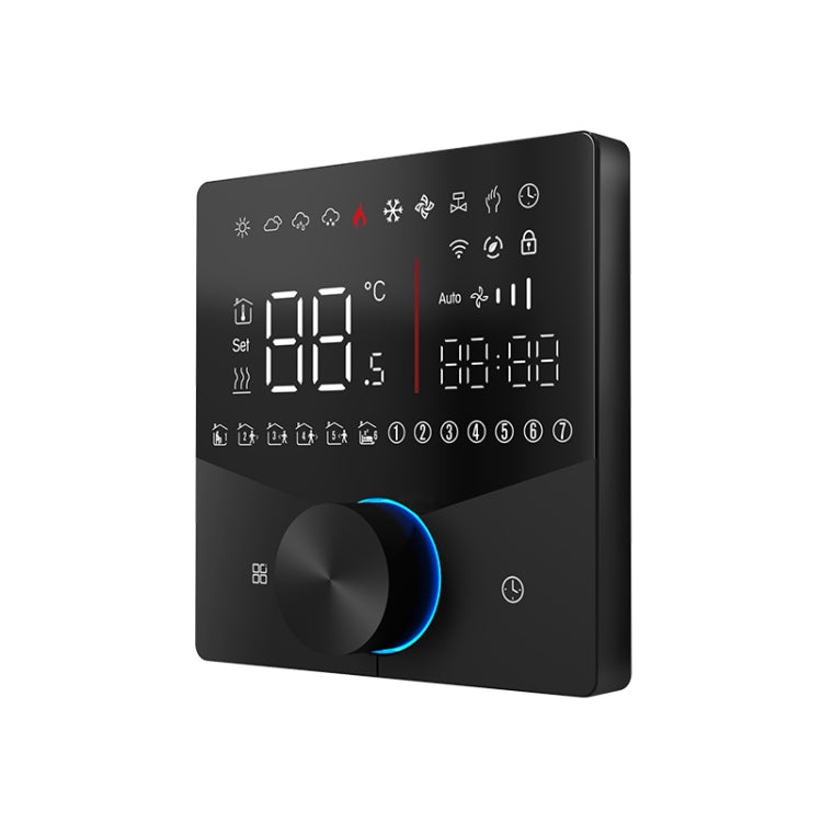 BHT-009GALW-MT Water Heating WiFi Smart Home LED Thermostat with Matter(Black)