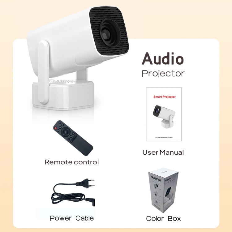 Y7S 720P Android 11 OS Portable Home WiFi Projector with Speaker, CPU:Allwinner H713(UK Plug)