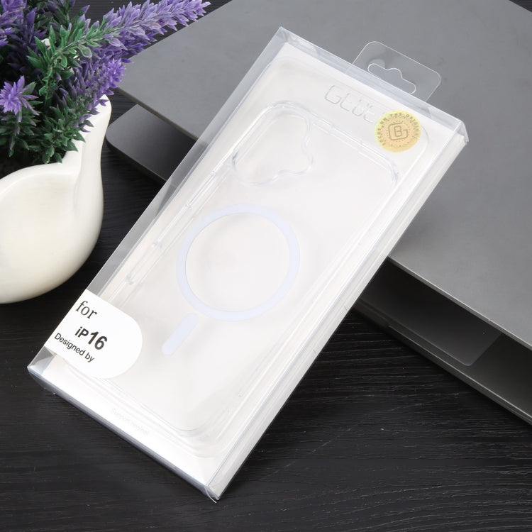 For iPhone 16 GEBEI MagSafe Magnetic Transparent Phone Case(Transparent) - free shipping - PMC Jewellery - Order now!