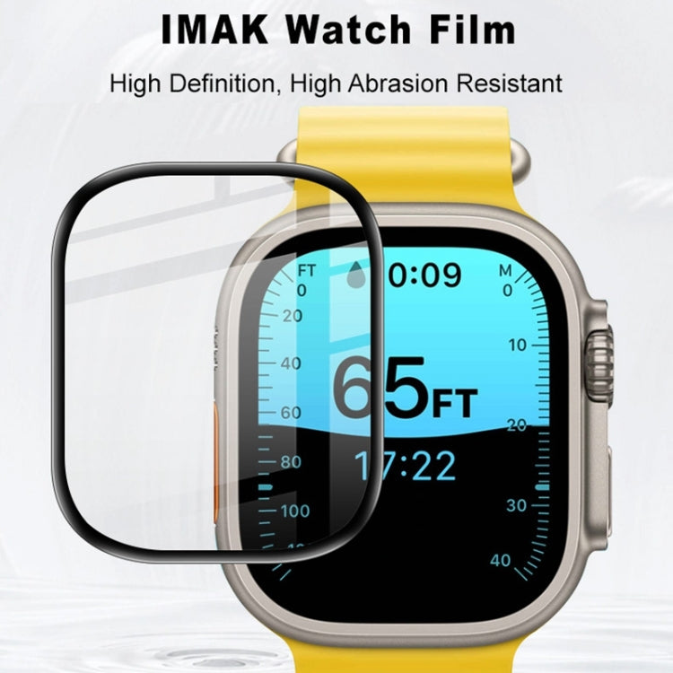 For Apple Watch Ultra 2 49mm IMAK Plexiglass HD Watch Protective Film