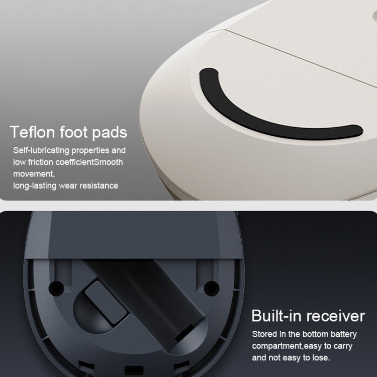 Original Xiaomi XMSMSB01YM 1200DPI Bluetooth Dual Mode Wireless Mouse 2(Beige)