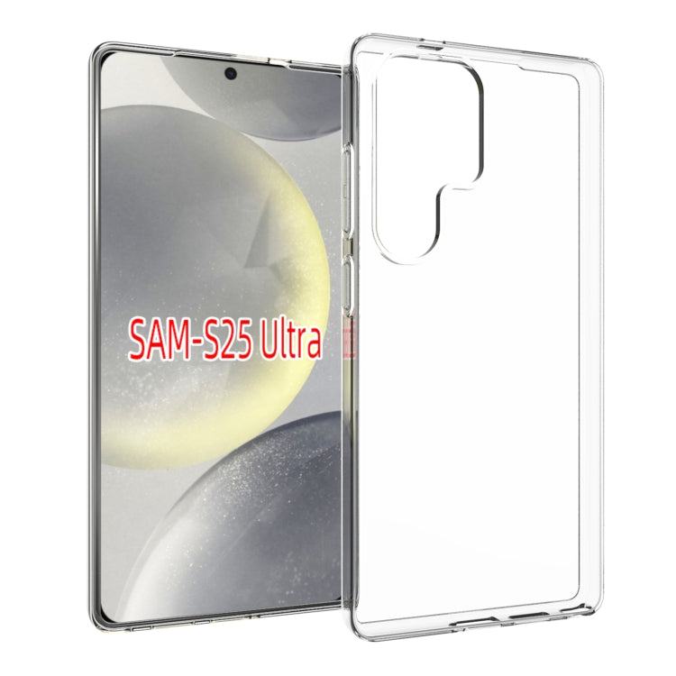 For Samsung Galaxy S25 Ultra 5G Water-resistant Texture TPU Phone Case(Transparent)