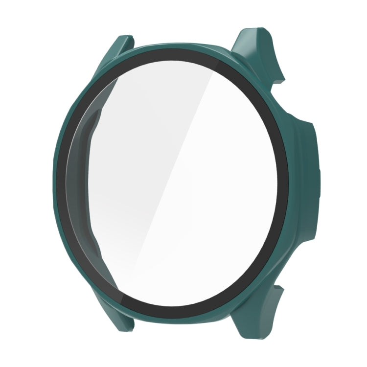 For Huawei Watch GT 5 46mm Tempered Glass Film Integrated PC Watch Protective Case(Green)