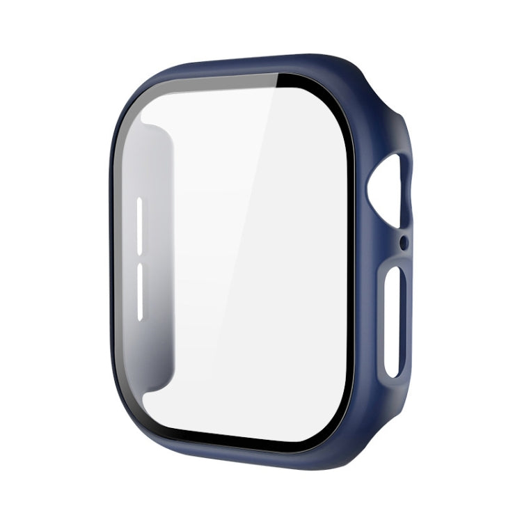 For Apple Watch Series 10 46mm imak Integrated Watch Case with Film(Blue)