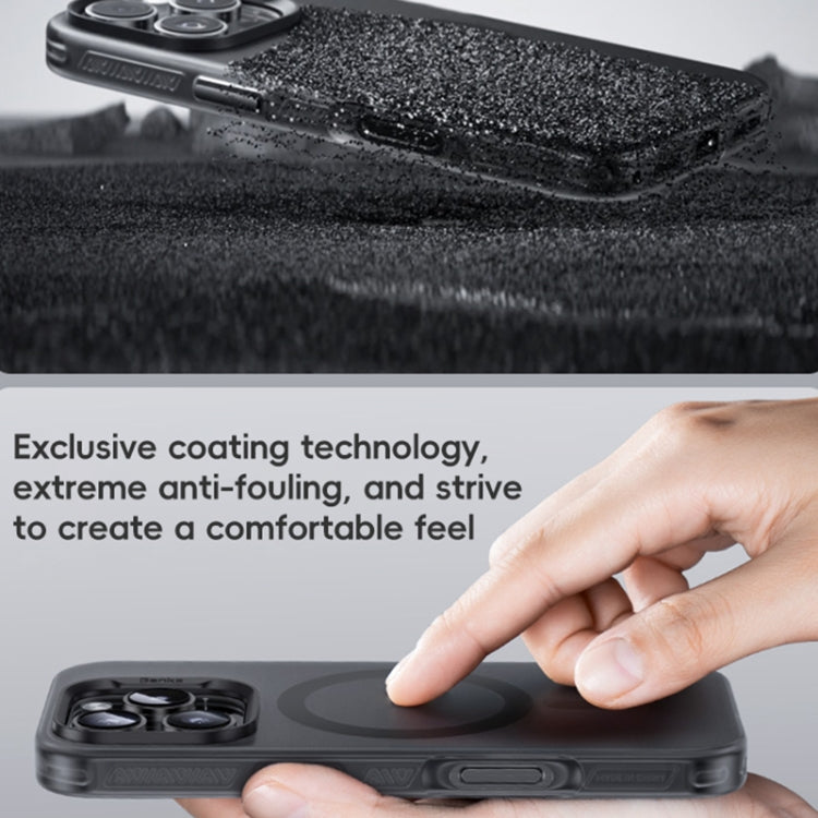 For iPhone 16 Plus Benks Frosted MagSafe Magnetic Shockproof Phone Case(Black)