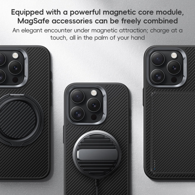 For iPhone 16 Plus Benks MagSafe Kevlar Fiber Ultra-thin Shockproof Phone Case(Black) - free shipping - PMC Jewellery - Order now!