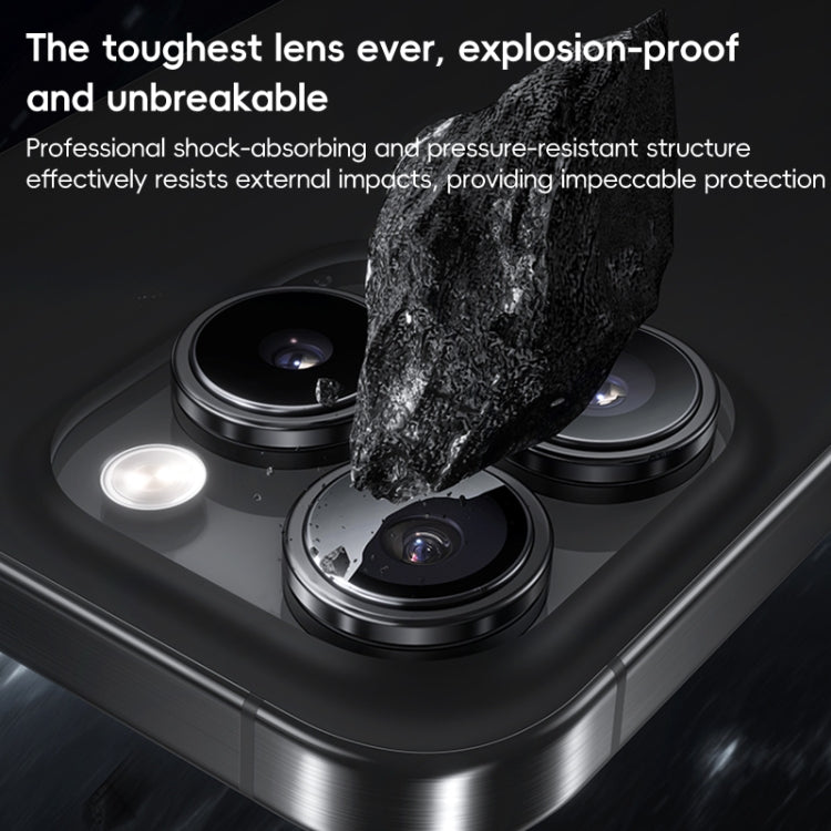 For iPhone 16 Plus Benks King Kong Series Corning Single Metal Lens Protective Film(Green)