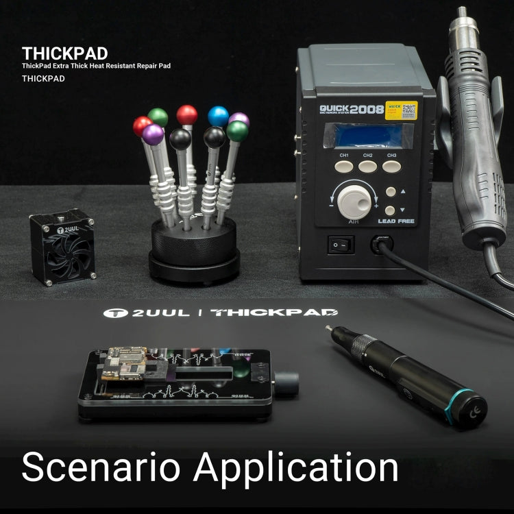 2UUL ST86 50x35cm Extra Thick Heat-Resistant Anti-static Silicone Pad - free shipping - PMC Jewellery - Order now!