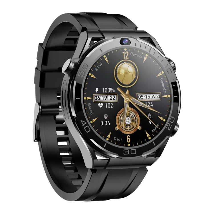 T7 1.508 inch 4G LTE Android 10 Smart Watch, 6GB+128GB, MTK6762 Octa Core, Support Heart Rate / Blood Oxygen(Silver)