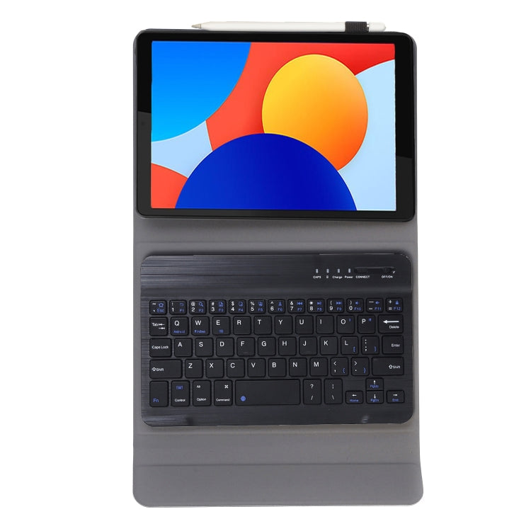 For Redmi Pad SE 8.7 A0N12 TPU Ultra-thin Detachable Bluetooth Keyboard Tablet Leather Case(Black) - Xiaomi Keyboard by PMC Jewellery | Online Shopping South Africa | PMC Jewellery | Buy Now Pay Later Mobicred