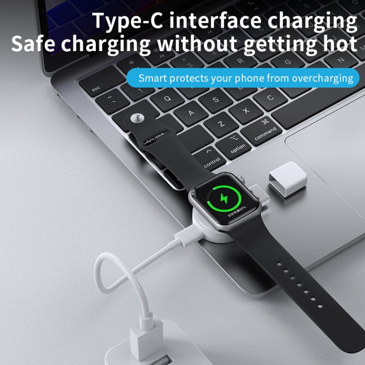 For Apple Watch Series X53 Portable Wireless Charger(White) - Charger / Holder by PMC Jewellery | Online Shopping South Africa | PMC Jewellery | Buy Now Pay Later Mobicred