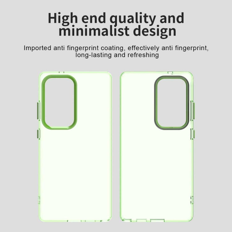 For Samsung Galaxy S25 Ultra 5G Candy PC Hybrid TPU Shockproof Phone Case(Green)