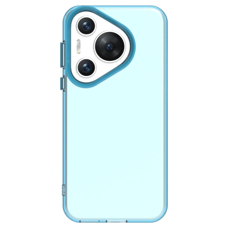 For Huawei Pura 70 Candy PC Hybrid TPU Shockproof Phone Case(Blue)