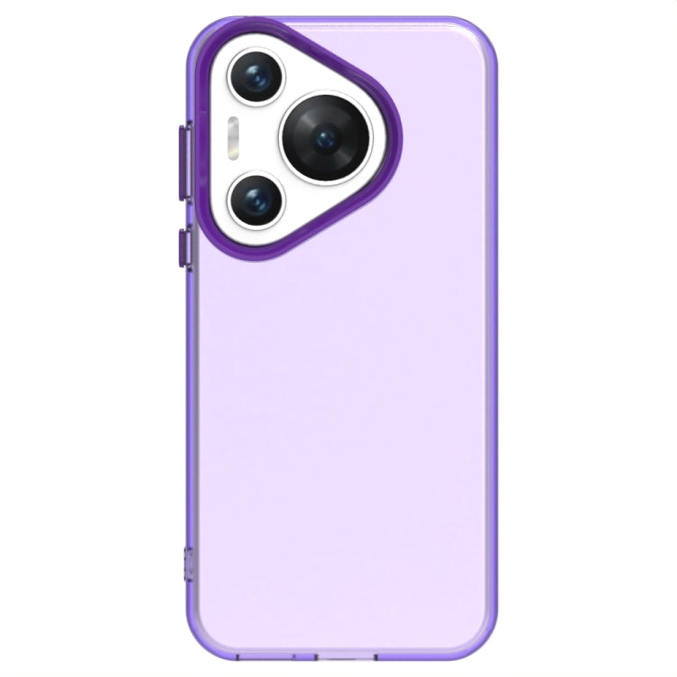 For Huawei Pura 70 Pro+ Candy PC Hybrid TPU Shockproof Phone Case(Purple)