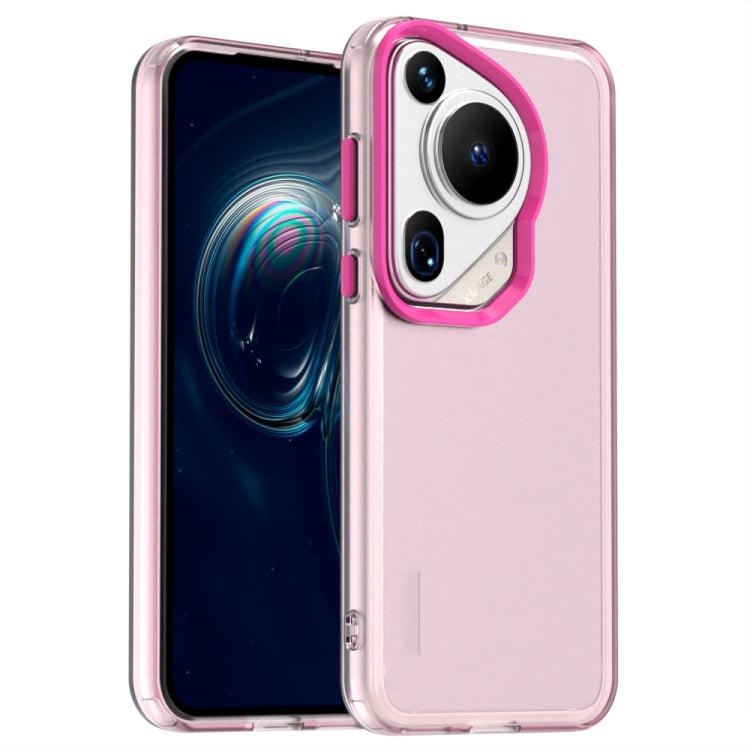 For Huawei Pura 70 Ultra Candy PC Hybrid TPU Shockproof Phone Case(Red)