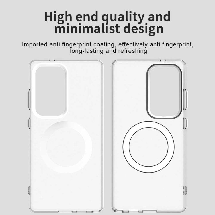 For Samsung Galaxy S25 Ultra 5G Candy Magsafe PC Hybrid TPU Phone Case(White)