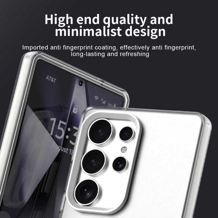 For Samsung Galaxy S25 Ultra 5G Candy Magsafe PC Hybrid TPU Phone Case(White)