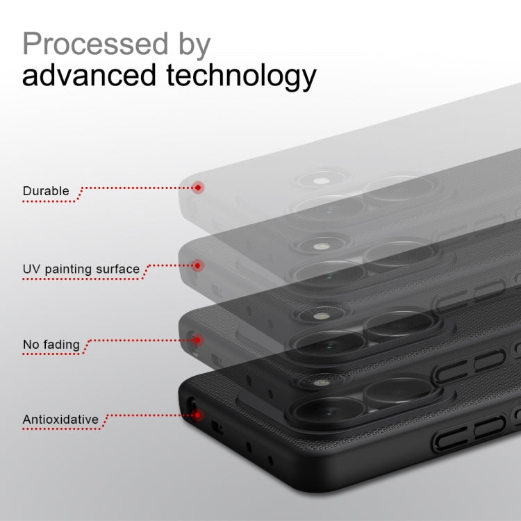 For Redmi Note 14 5G China NILLKIN Frosted PC Phone Case(Black) - Note 14 Cases by NILLKIN | Online Shopping South Africa | PMC Jewellery | Buy Now Pay Later Mobicred