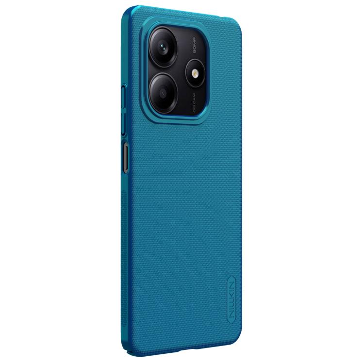 For Redmi Note 14 5G Global NILLKIN Frosted PC Phone Case(Blue) - Note 14 Cases by NILLKIN | Online Shopping South Africa | PMC Jewellery | Buy Now Pay Later Mobicred