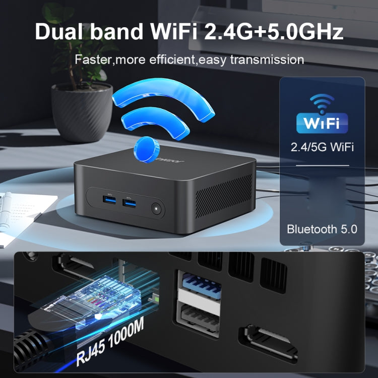 Ninkear N10 Windows 11 Bluetooth 4.2 Mini PC, 16GB+512GB, Intel Processor N100 Alder Lake-N(EU Plug) - free shipping - PMC Jewellery - Order now!