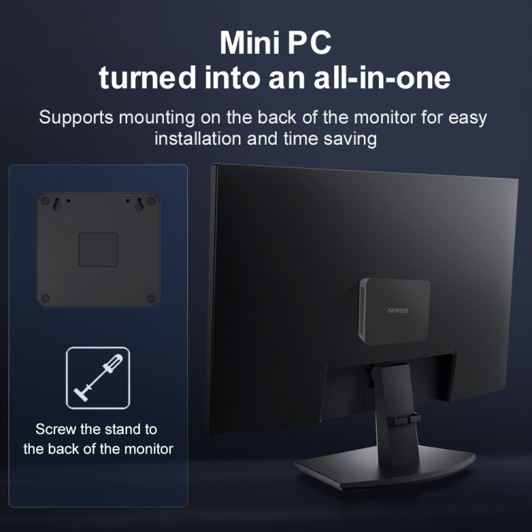 Ninkear N10 Windows 11 Bluetooth 4.2 Mini PC, 16GB+512GB, Intel Processor N100 Alder Lake-N(EU Plug) - free shipping - PMC Jewellery - Order now!